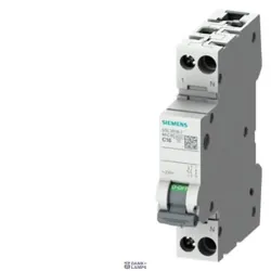 Siemens 5SL3002-7 — CIRCUIT BREAKER 230V 4.5KA, 1+N-POLE/1MW C2 Siemens 5SL3002-7 — CIRCUIT BREAKER 230V 4.5KA, 1+N-POLE/1MW C2