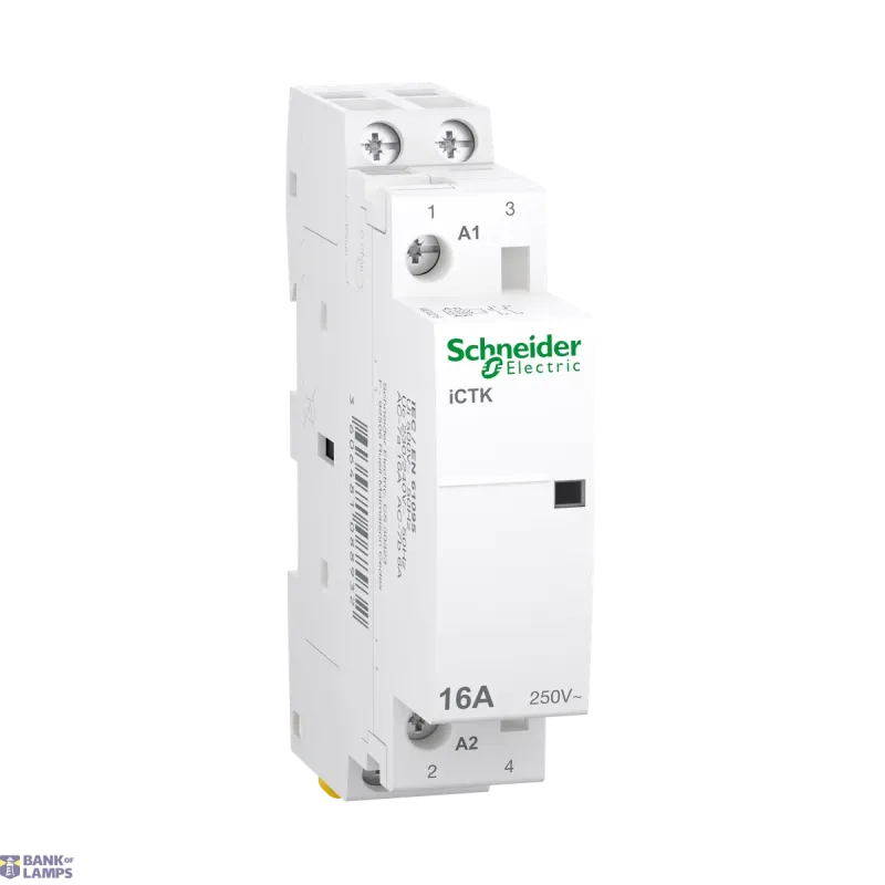 Schneider Electric Contactor Acti9 iCT, 16A, 250V, 2NO A9C40216