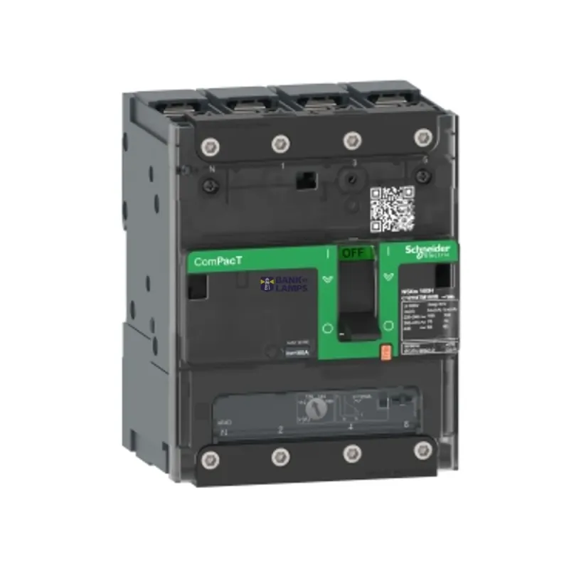 Schneider Electric Circuit Breaker ComPact NSXm, 4P, 36kA, 415V AC, 100A, 4D C11F4TM100B