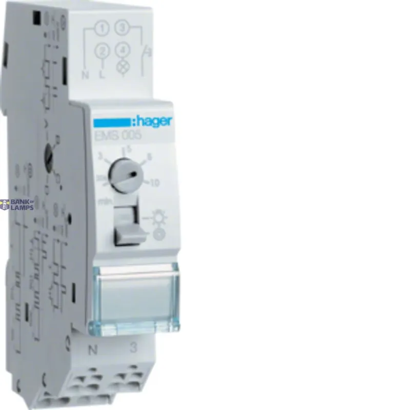 Hager Multifunction Stair Case Time Lag Switch EMS005