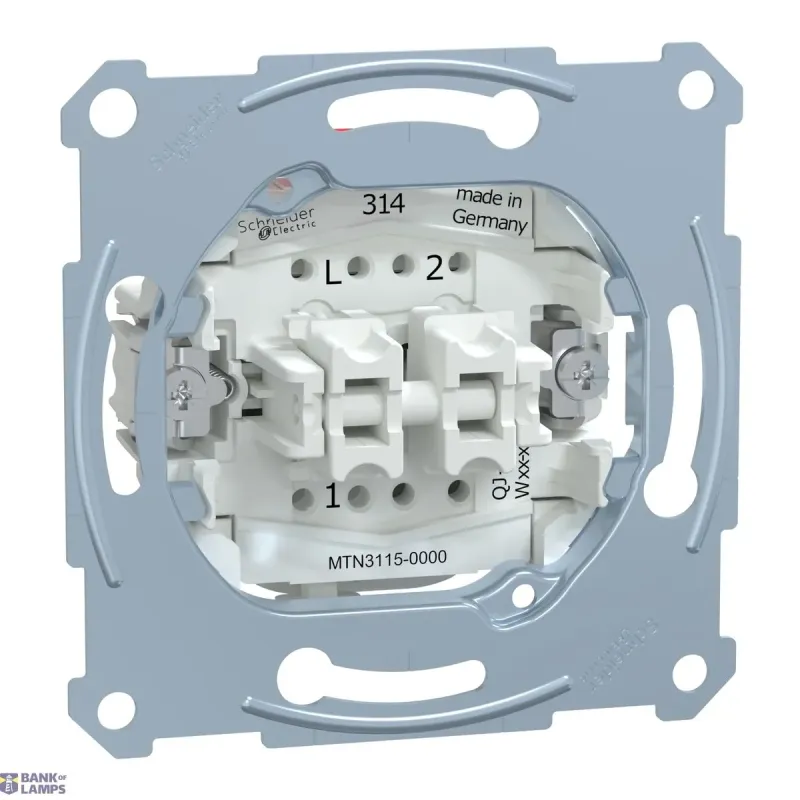 Schneider Electric Installation Switch Merten Aquadesign 1P, 250 V MTN3115-0000