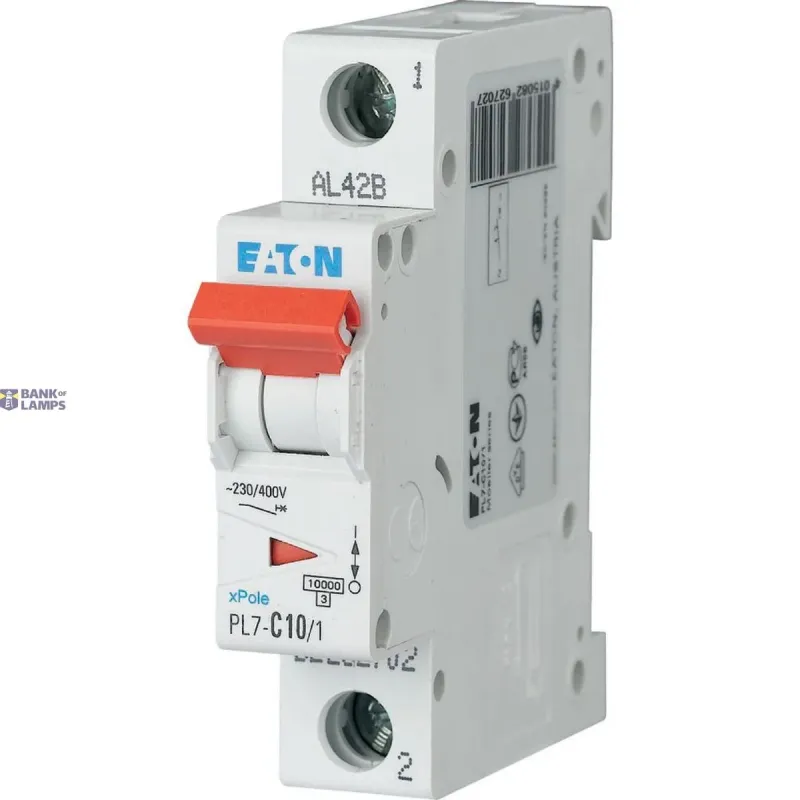 EATON PL7-D10/1 Miniature circuit breaker (MCB), 10 A, 1p 262714