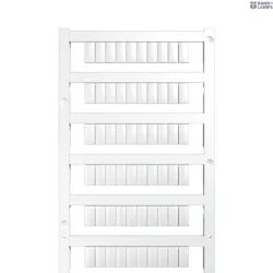 Weidmüller 1677160000 — Terminal Marker MultiFit, 10 x 5 mm P 5.00 Phoenix, Wieland, Legrand, Telemecanique, Entrelec, white