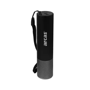 Kabatas lukturītis 300lm, 3W, uzlādējams USB-C, melns, ARCAS Kabatas lukturītis 300lm, 3W, uzlādējams USB-C, melns, ARCAS