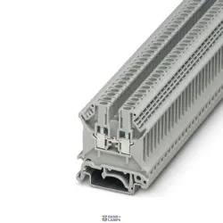 Phoenix Contact 3001501 — Feed-Through Terminal Block UK 3 N, 24A, Screw Connection, Gray, Ns 32, Ns 35/15, Ns 35/7,5