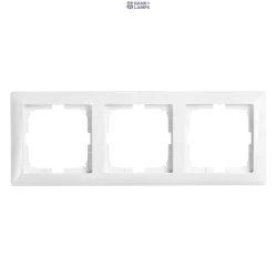 Cover Frame 3V Basic 55 White Cover Frame 3V Basic 55 White