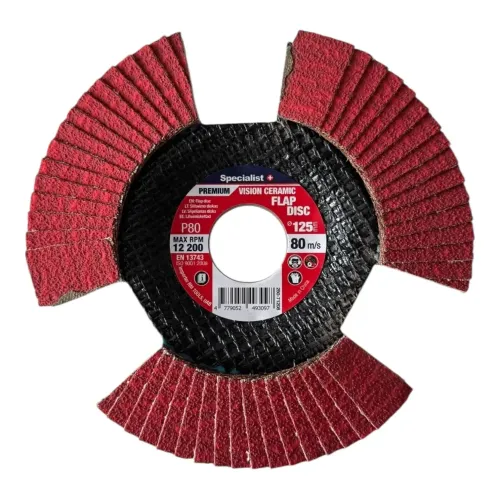Specialist+ Atlokšņu slīpēšanas disks 125 mm, P80, Vision Ceramic 250-71208