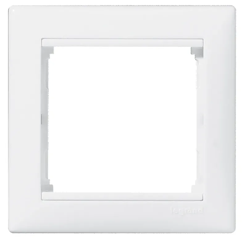 Legrand Plate White, IK04, 82 mm, 11 mm, Thermoplastic, 1-Gang 774451