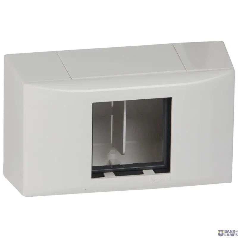 Legrand Cover Frame DLPlus Mosaic D20mm, 2M, H12.5mm, Pure White 031611