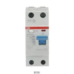 ABB 2CSF202101R1400 — F202 A-40/0.03 Residual Current Circuit Breaker 2P A type 30 mA