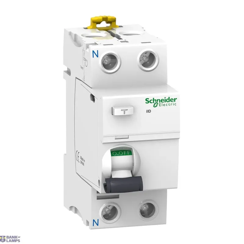 Schneider Electric Residual Current Circuit Breaker Acti9 iIDK RCCB, 2P, 63A A9R41263