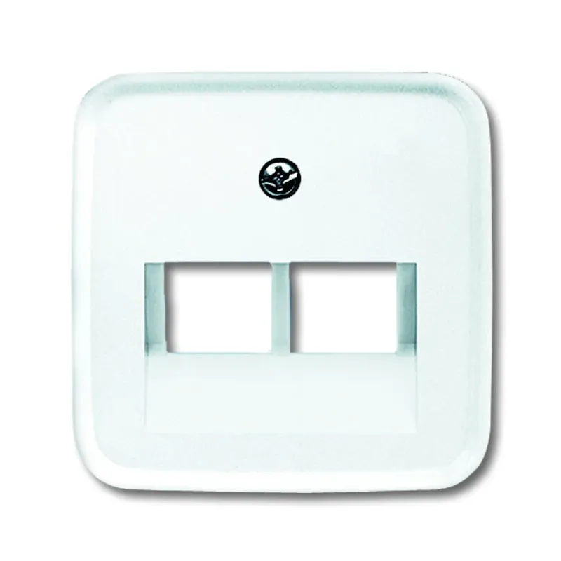 Busch-Jaeger 1803-02-214 CoverPlates (partly incl. Insert) carat® Alpine 2CKA001753A8402