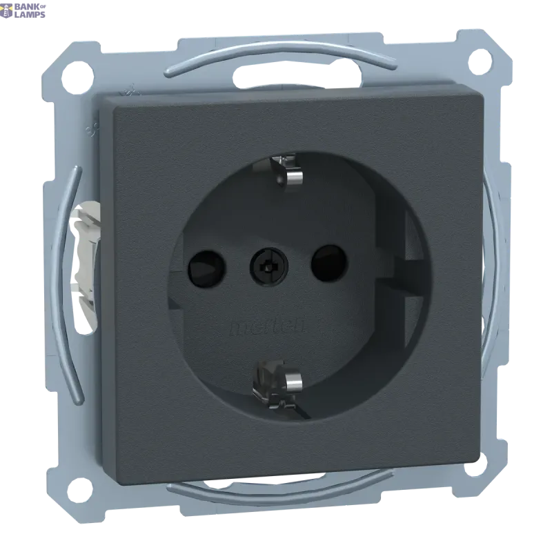 Schneider Electric Socket Outlet Merten System M SCHUKO, Screwless Terminals MTN2300-0414