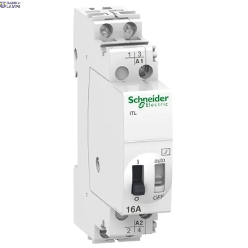 Schneider Electric Impulse Relay Acti9 iTL, 2P, 16 A, 12 V DC, 2NO, IP20 A9C30112