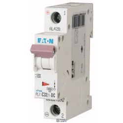EATON 262707 — PL7-C32/1 автоматический выключатель (MCB), 32 A, 1p, characteristic: C