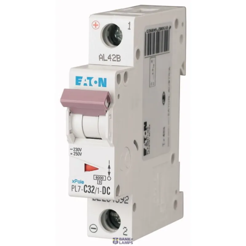 EATON PL7-C32/1 Miniature circuit breaker (MCB), 32 A, 1p 262707