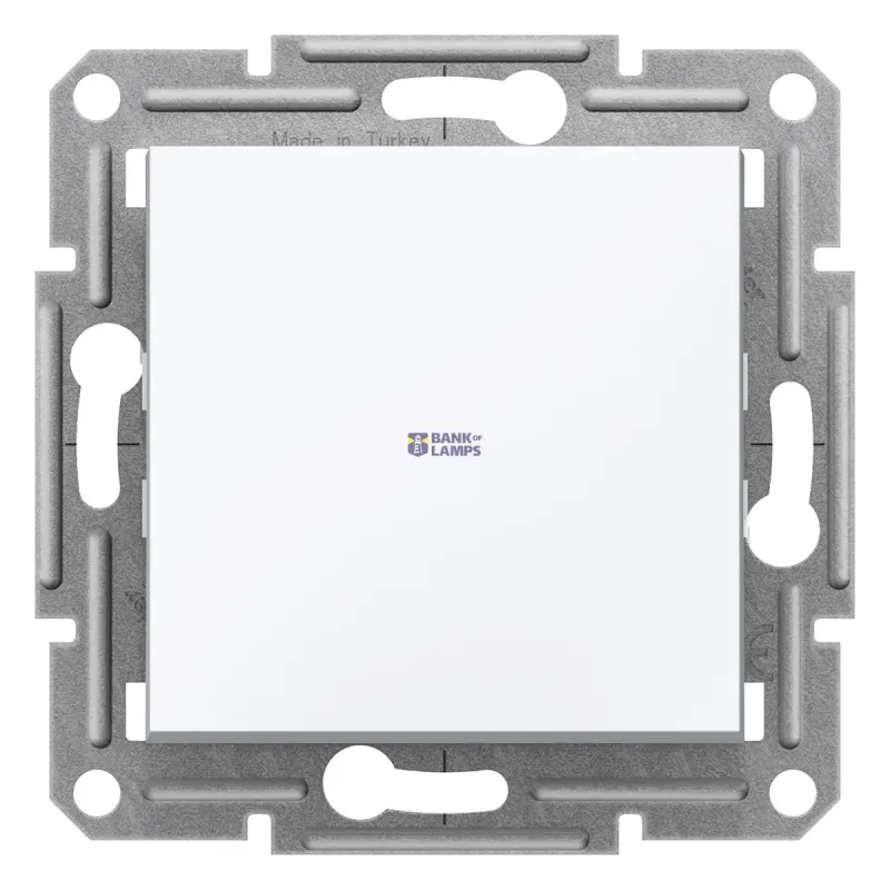 Schneider Electric Frame Asfora, 1P, White, ole Switch - 10AX Screwless, Wo EPH0170121