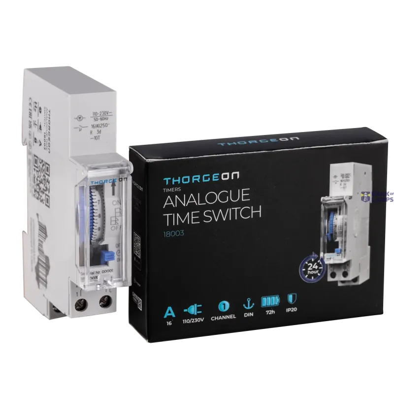 THORGEON Analogue Time Switch 1-Channel THORHEON 18003