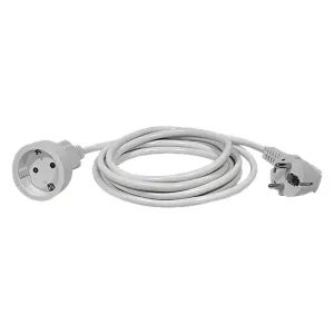 Extension bar 1 ligzda, 10m ar earthing 3x1.5 mm² balts EMOS Extension bar 1 ligzda, 10m ar earthing 3x1.5 mm² balts EMOS