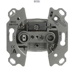 Busch-Jaeger 2CKA000230A0250 — 0230-101 Antenna socket insert TV / SAT End socket Busch-Jaeger 2CKA000230A0250 — 0230-101 Antenna socket insert TV / SAT End socket