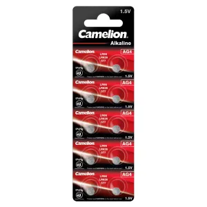 Bez dzīvsudraba mikrošūna, LR66/AG4, 1.5V, CAMELION, 10 gab. Bez dzīvsudraba mikrošūna, LR66/AG4, 1.5V, CAMELION, 10 gab.