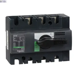 Schneider Electric 28912 — slēdzis Disconnector ComPact INS, 3P, 160 A, 125 V DC, IP40, Black, Rotary Handle Schneider Electric 28912 — slēdzis Disconnector ComPact INS, 3P, 160 A, 125 V DC, IP40, Black, Rotary Handle