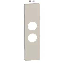 BTicino KM09 — Television/Radio/Satellite розетка Cover Living Now 1 Module, IP20, Beige, Straight, IK04