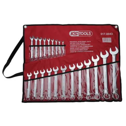 KS Tools Kombinēto uzgriežņu atslēgu komplekts 6 - 32 mm, 21 gab 517-0043