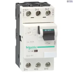 Schneider Electric GV2RT06 — Motor Protection Circuit Breaker TeSys GV2, 3P, 6 A, 0.75 kW, 100 kA, Screw Terminals Schneider Electric GV2RT06 — Motor Protection Circuit Breaker TeSys GV2, 3P, 6 A, 0.75 kW, 100 kA, Screw Terminals
