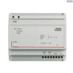 BTicino 346050 — DIN Rail Power Supply IP20, 6 DIN Modules, Screw connection, 50–60Hz, Grey BTicino 346050 — DIN Rail Power Supply IP20, 6 DIN Modules, Screw connection, 50–60Hz, Grey