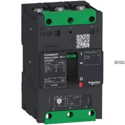Schneider Electric LV426356 — Circuit Breaker ComPact NSXm, 3P, 80 A, 415 V, 85 kA, Distribution Schneider Electric LV426356 — Circuit Breaker ComPact NSXm, 3P, 80 A, 415 V, 85 kA, Distribution