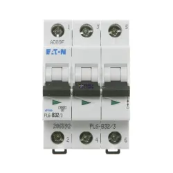 EATON 286592 — PL6-B32/3 автоматический выключатель (MCB), 32 A, 3p, characteristic: B EATON 286592 — PL6-B32/3 автоматический выключатель (MCB), 32 A, 3p, characteristic: B