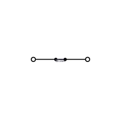 WAGO 2116-5204 — Through Terminal Block 2-Conductor, 16 mm², With Lever and Push-Button, Blue