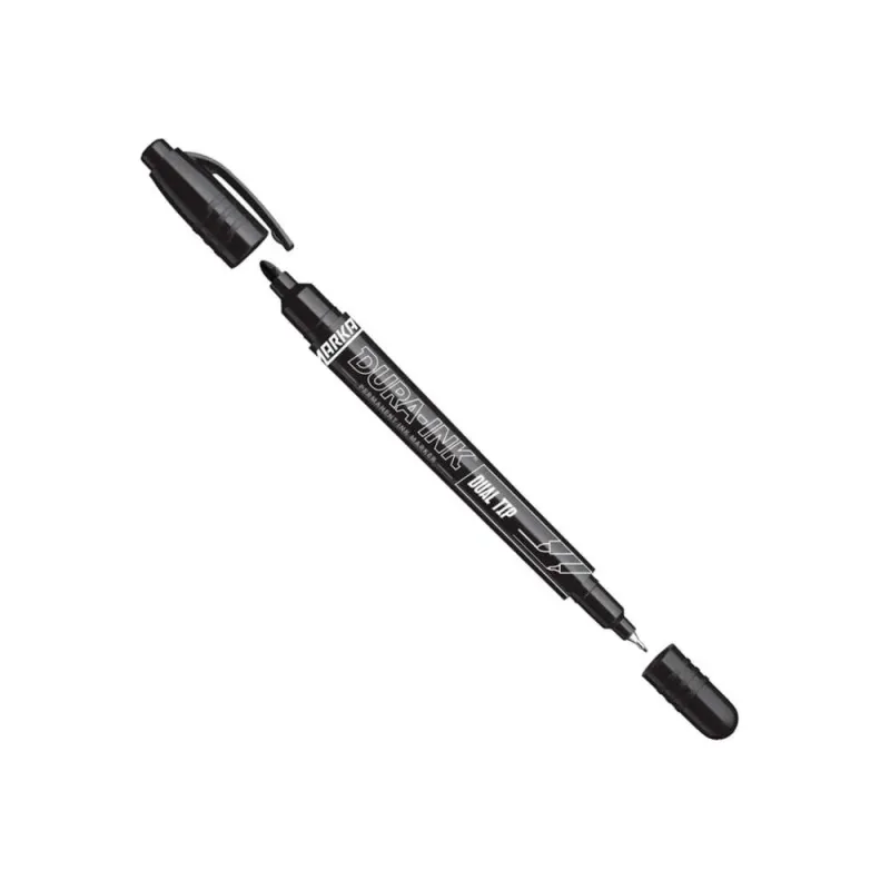 MARKAL Marķieris DURA-INK Dual Tip, 0.7 MM, melns 46-96283