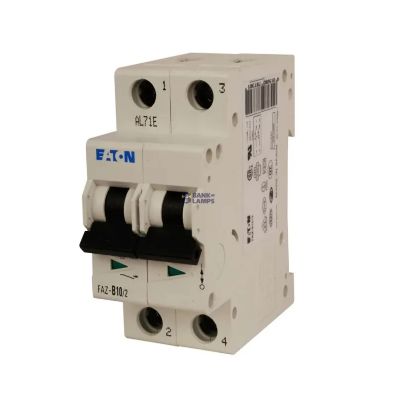 EATON Miniature Circuit Breaker 2P 2A C Curve DC 279134 279134