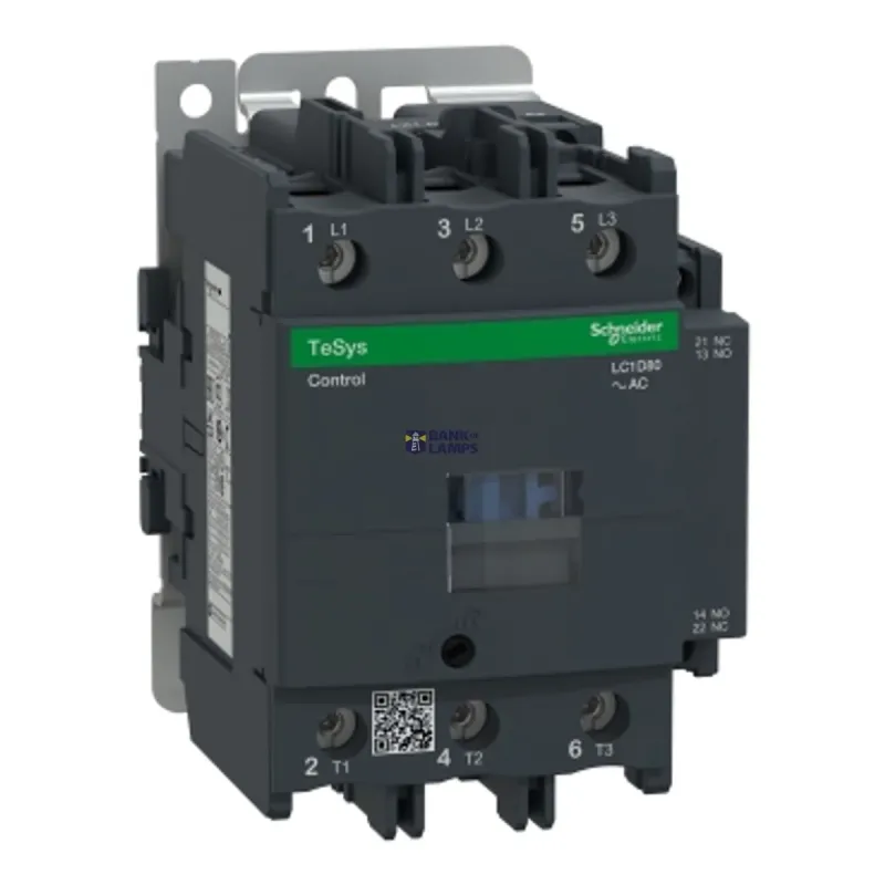 Schneider Electric Contactor TeSys Deca, 3P, 80 A, 440 V, 3NO, IP20, 230 V AC LC1D80P7
