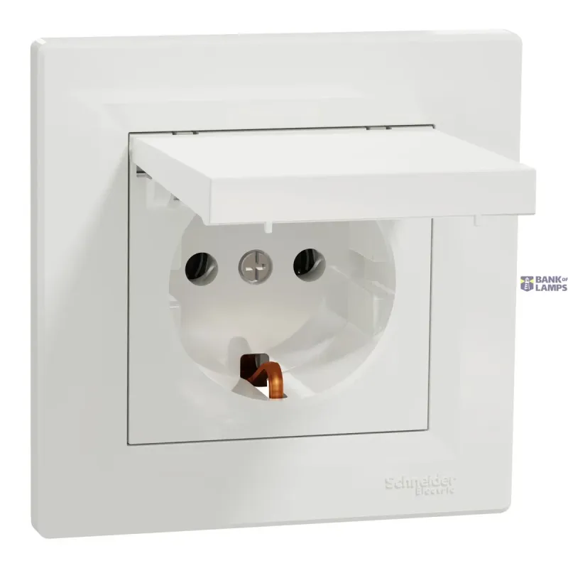 Schneider Electric Socket WITH, White EPH3100121