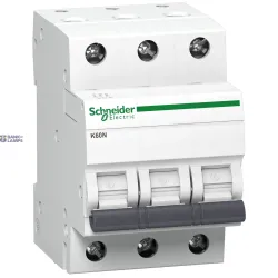 Schneider Electric A9K01332 — automātslēdzis Acti9 Lite K60N, 3P, 32 A, 6 kA, B Curve