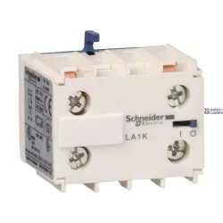 Schneider Electric LA1KN11 — Auxiliary Contact Block TeSys K, 1NO, Screw Terminals, IP20, 1NC