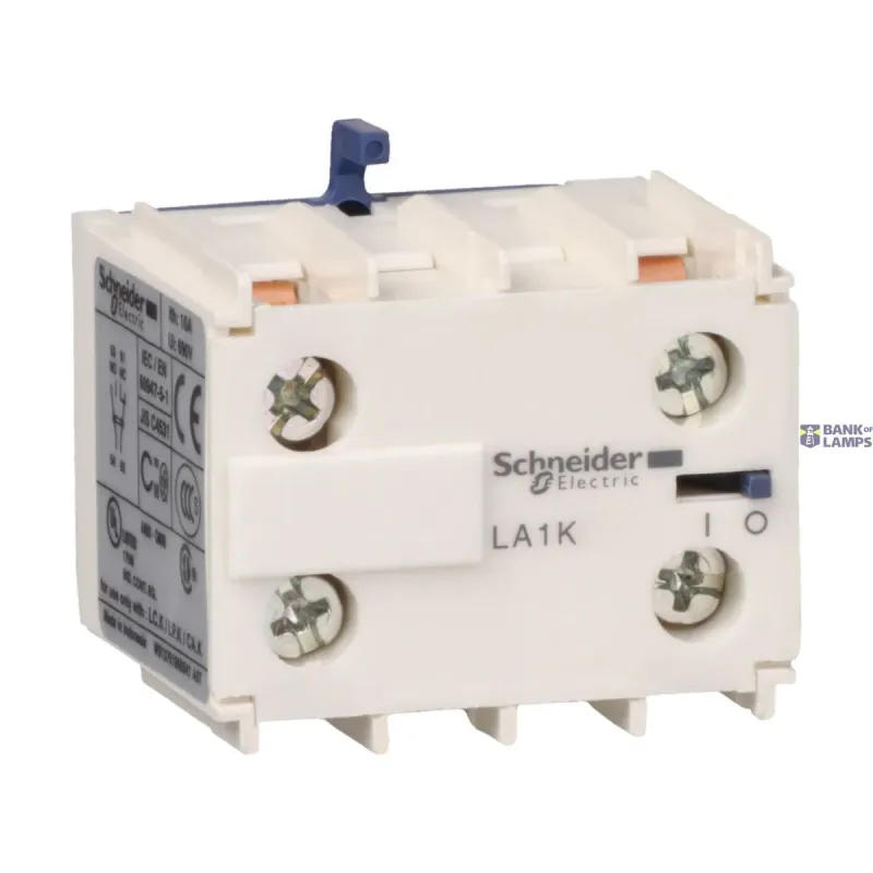Schneider Electric Auxiliary Contact Block TeSys K, 1NO, Screw Terminals LA1KN11