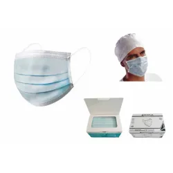 Medical face masks, blue, Delta Plus