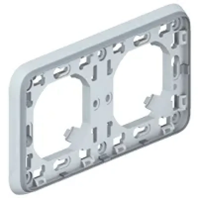 Legrand Cover Frame Plexo IP55 IP 55, 2 gang, Grey, IK07 069683
