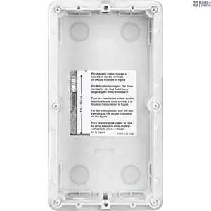 BTicino 350020 — Flush-Mounting Box Sfera 2 Modules, 117.5×214×45mm