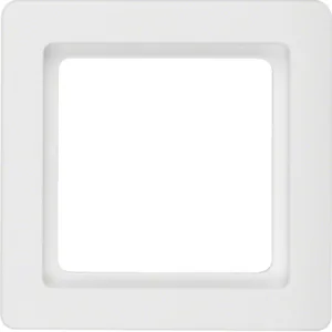 Berker 10116089 — Frame 1gang, Q.1, p. white velvety Berker 10116089 — Frame 1gang, Q.1, p. white velvety