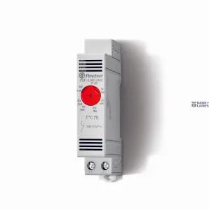 FINDER 7T8100002403 — термостат 17.5 mm.heating control 1NC/0 ...+60Â°C (7T.81.0.000.2403)