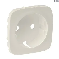 Legrand 755206 — Socket Outlet Valena Allure 2P+E, Ivory, Width 53.1mm, Height 53.1mm, Depth 19.95mm