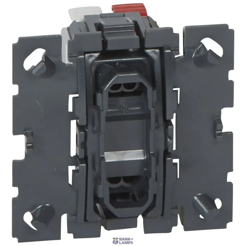 Legrand Push Button 2P, 6A, Grey, 250V, Matt 067031