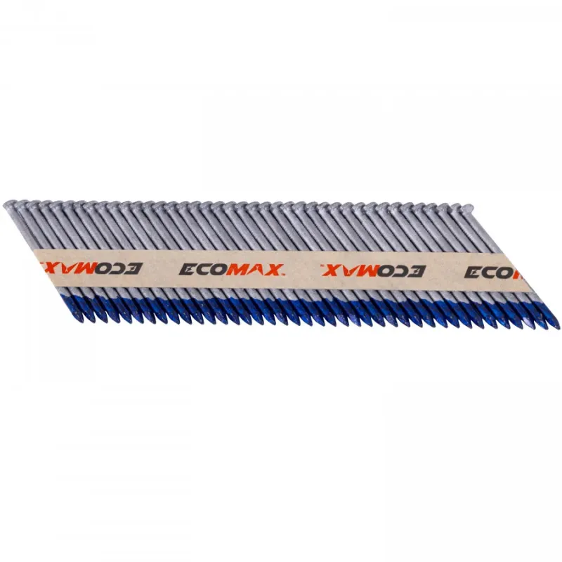 Ecomax Naglas naglu pistolei 34°, 2000 gab., 65x2,9mm, Ecomax EMNA342965HDSMD