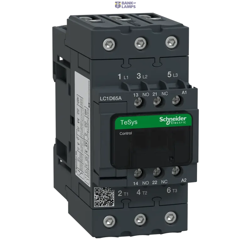 Schneider Electric Contactor TeSys Deca, 3P, 65 A, 440 V, 3NO, IP20, 400 V AC LC1D65AV7