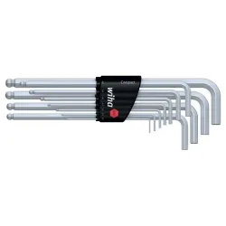 Wiha 36453 — Hexagon Ball-End L-Shaped Key Set Compact (36453) in Holder